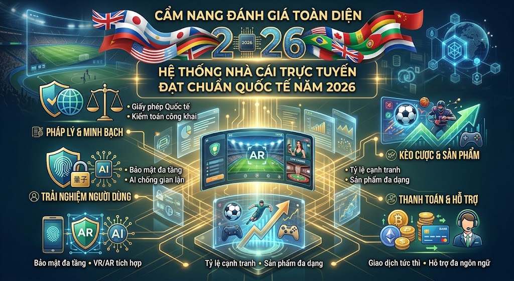 Cẩm Nang Đánh Giá Toàn Diện Hệ Thống Nhà Cái Trực Tuyến Đạt Chuẩn Quốc Tế Năm 2026