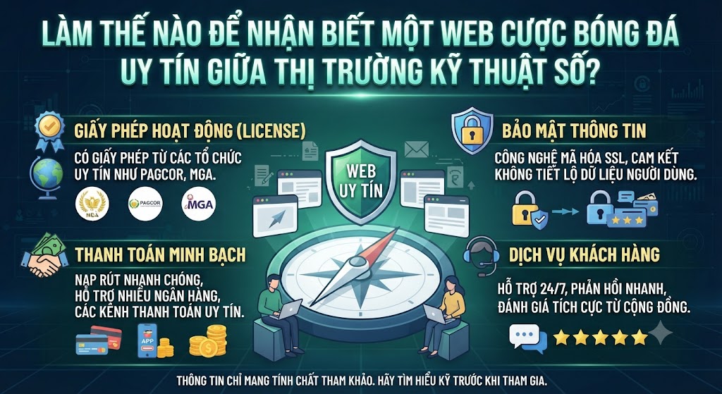 web cược bóng đá uy tín